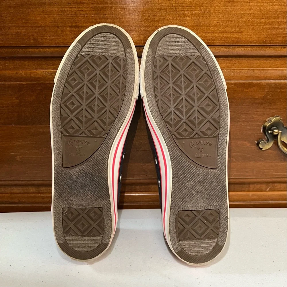 Converse CTAS Dainty Ox |  Navy Blue and Neon Pink - Picture 5 of 11